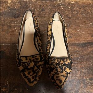 Ann Taylor Animal Print Loafers